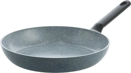 BK Blue Label Granite Koekenpan 28cm – PFAS-vrije antikleeflaag – Koekenpan inductie – Keramische koekenpan - Ovenbestendig tot 160°C - Koudgrepen - Zonder deksel - Blauw