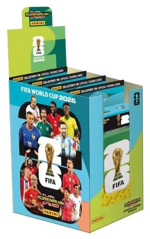 Panini FIFA World Cup 2026 Trading Cards Pocket Tin – 4 Pocket tins– Verzamel...