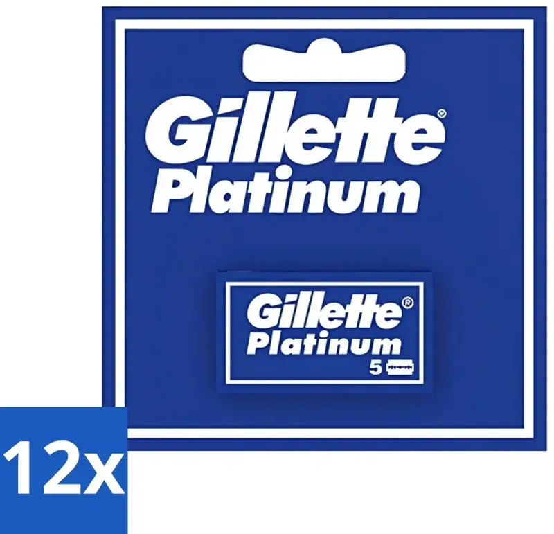 Gillette Platinum Scheermesjes - 6x Extra Scherpe Navulscheermesjes voor een ...